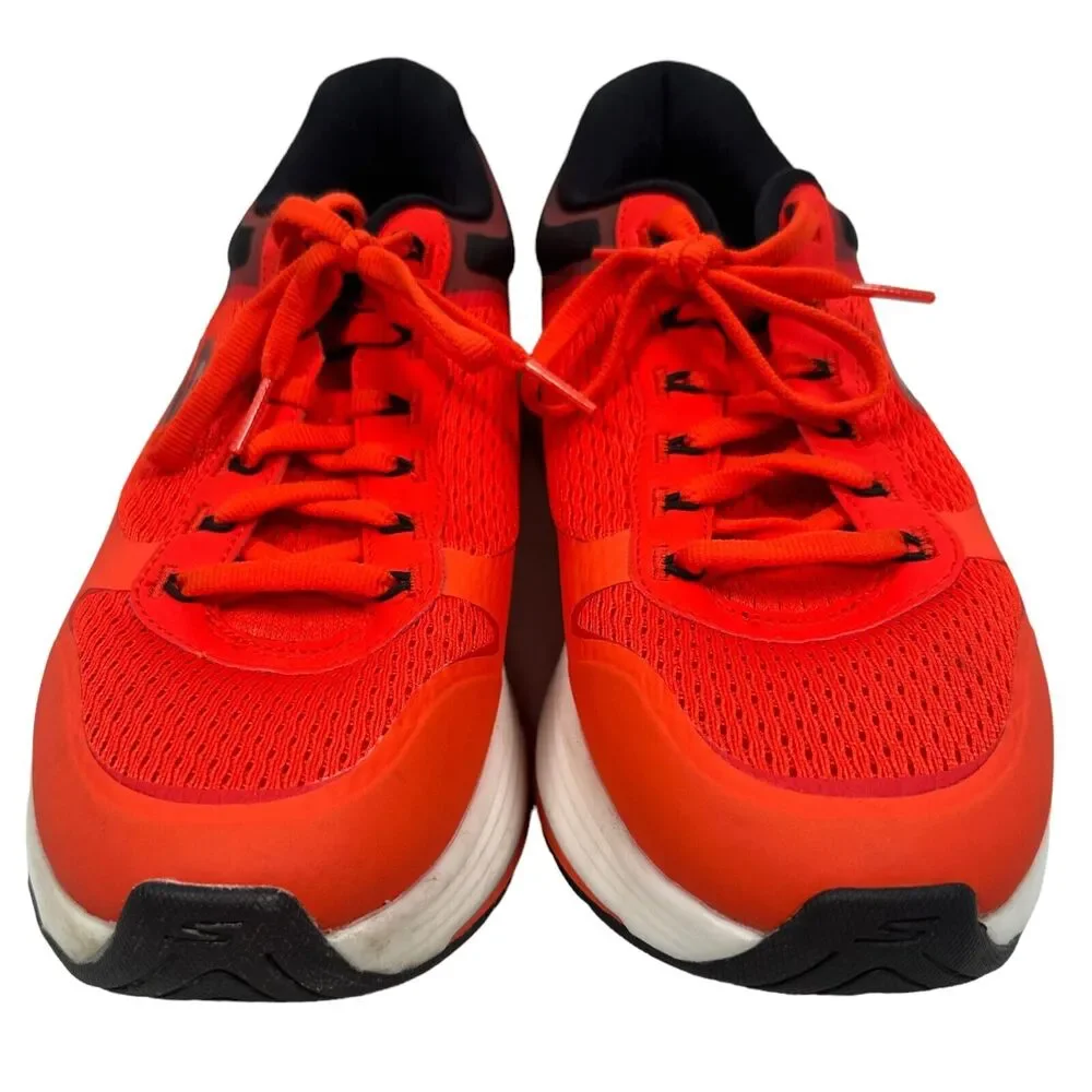 Skechers Go Walk‎ Distance Walker Men's 9.5 Air Cooled Running Shoes 216529 RDBK